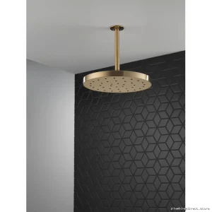 H2Okinetic UltraSoak Lumicoat Champagne Bronze Delta Shower Head