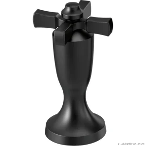 Dorval Wall Mount & Roman Tub Filler Cross Handle - Matte Black H570BL Delta