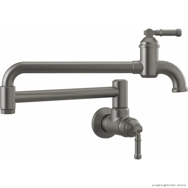 Heavy Duty Black Stainless Steel Kitchen Sink Pot Filler By Delta - Image 2
