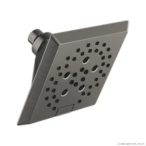 Delta Pressure Boosting Multi-Spray Shower Head w/ H₂OKinetic Tech – Black不锈钢