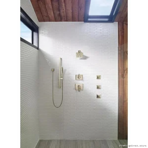 HydraChoice Touch Clean Polished Nickel Shower Head - Elegant Design SH5000-PN Delta