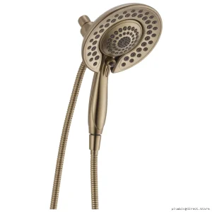 Delta In2ition 5-Setting Shower Head with Handheld in Champagne Bronze