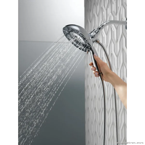 Delta In2ition H2Okinetic 5-Spray Handheld Shower Head Combo Champagne Bronze - Image 3