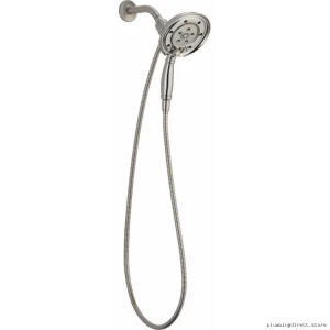 Delta In2ition Shower Combo - Handheld + Fixed Head - Stainless