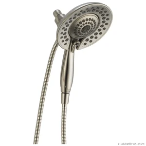 Delta In2ition 5-Setting Shower Head with Handheld Sprayer Stainless Steel