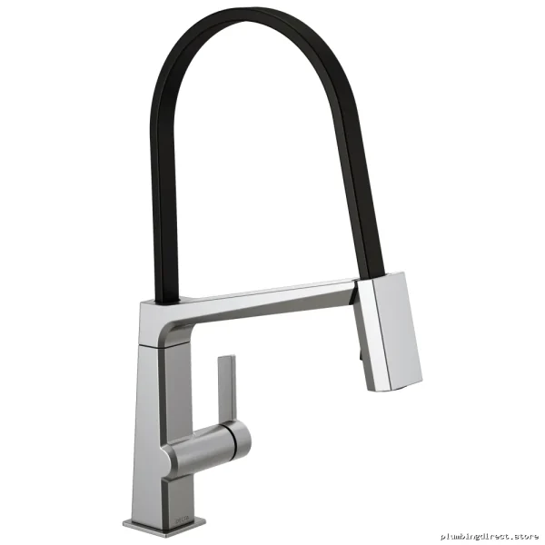 Delta High Arc Kitchen Faucet Pull-Down Spray Arctic Stainless Steel