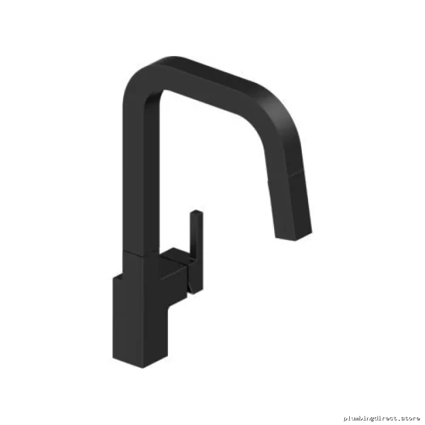 Delta Matte Black 930LF-BL Kitchen Faucet with Easy-Pull Spray Head