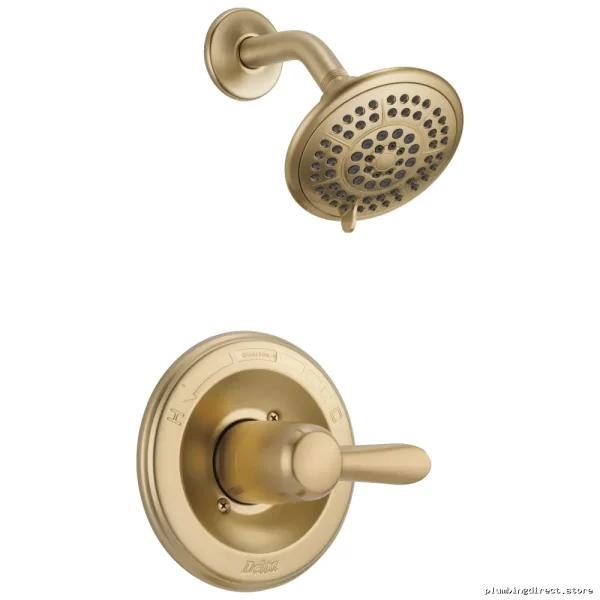 Lahara 14 Series Shower Trim Kit - Champagne Bronze T14238-CZ Delta Style Shower Accessory - Image 2