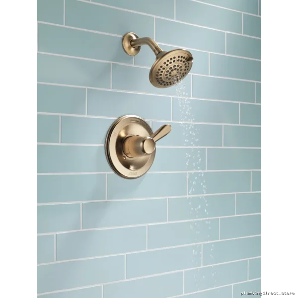 Lahara 14 Series Shower Trim Kit - Champagne Bronze T14238-CZ Delta Style Shower Accessory - Image 4
