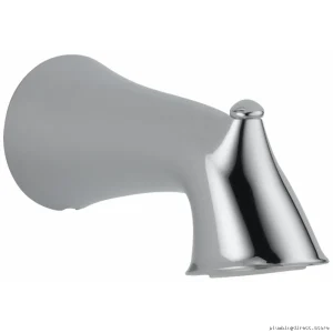 Delta Lahara Chrome Tub Spout No Diverter - Durable Bathroom Fixture