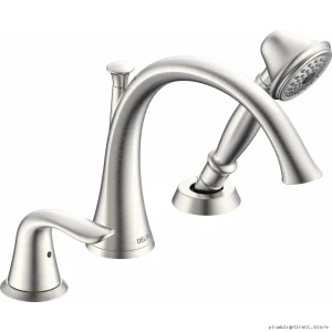 Delta Lahara Luxury Roman Tub Faucet with Hand Shower