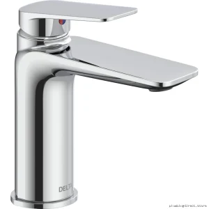 Delta Chromed Single-Hole Bath Sink Faucet | Modern Design | Model LF-Portag