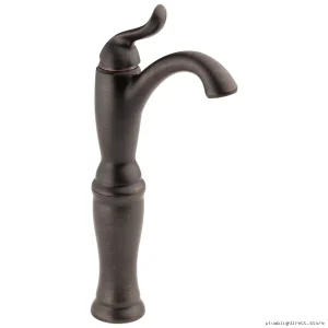 Venetian Bronze Delta Linden Bathroom Vessel Faucet
