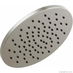 Corrosion-Resistant 12-Metal Rain Shower Head – Lumicoat Stainess 52158-SS-PR Delta
