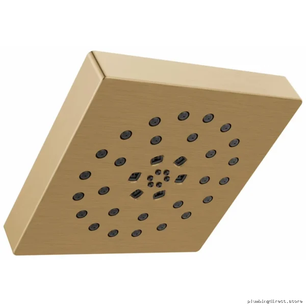Delta Lumicoat Champagne Bronze Shower Head 4-Setting H2Okinetic UltraSoak - Image 4