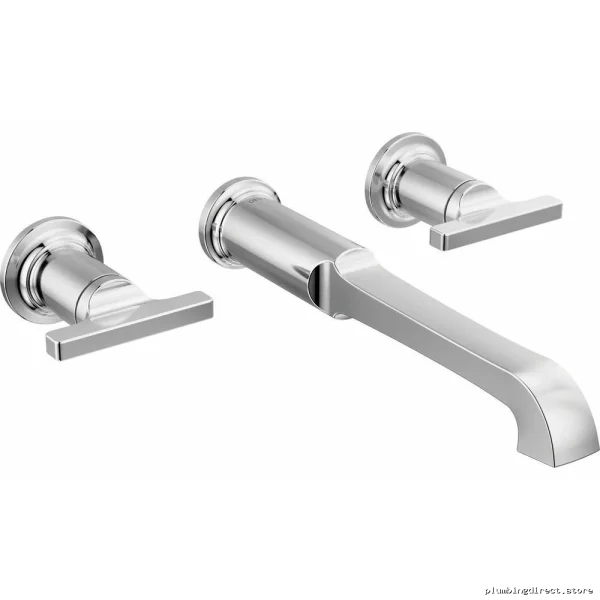 Delta Lumicoat Chrome Wall Mount Tub Filler with T-Lever Handle H592-PR