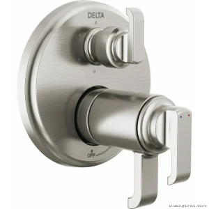 Delta Lumicoat Stainless 6-Setting Diverter Valve Trim T27T989-SS-PR