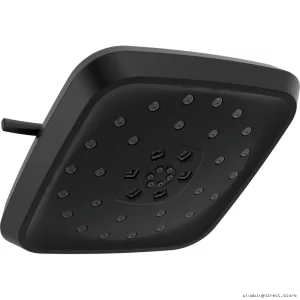 Luxury Matte Black Shower Head by Delta with H2Okinetic Technology