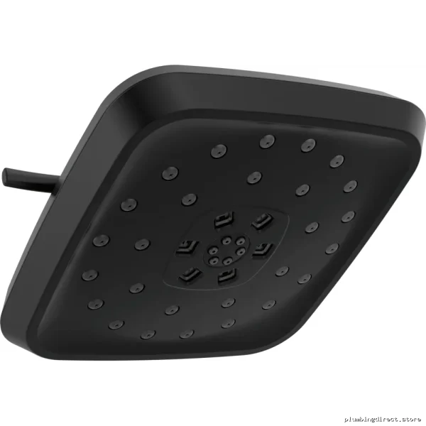 Luxury Matte Black Shower Head by Delta with H2Okinetic Technology