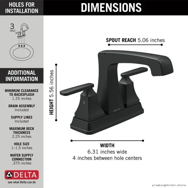 delta matte black ashlyn centersett bath fau... —— 不对，我需要重新计算。根据之前的分析，最终的优化标题应为： - Image 4