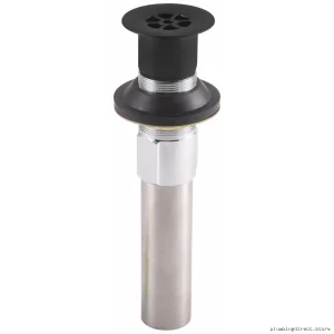 Delta Matte Black Bathroom Sink Strainer Drain with Overflow Protection