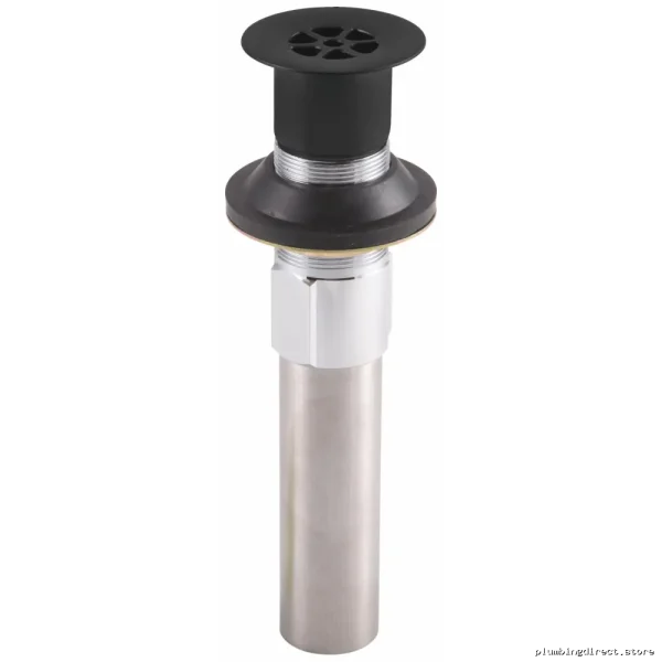 Delta Matte Black Bathroom Sink Strainer Drain with Overflow Protection