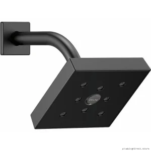 Delta RP70171BL Matte Black H2Okinetic Shower Head - High-Pressure Modern Design