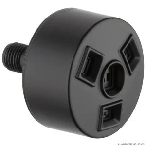 Delta Matte Black Massage Shower Head with H2Okinetic Technology