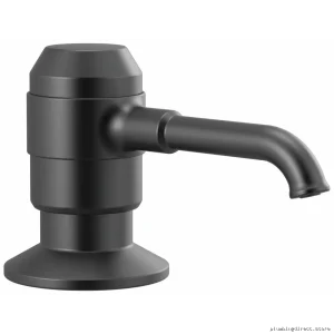 Delta Matte Black Soap Dispenser - Modern Broderick RP100632BL Design