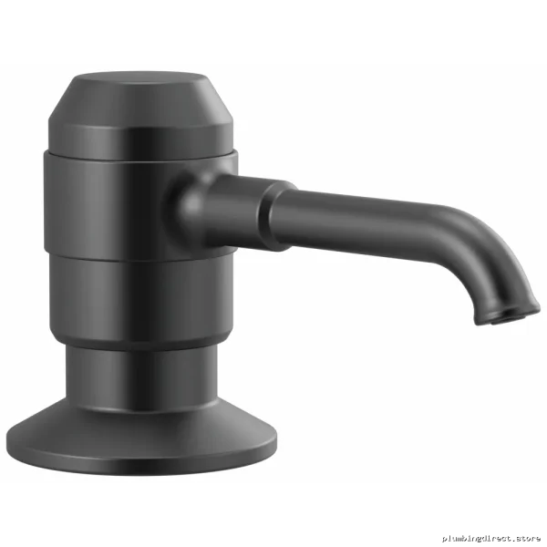 Delta Matte Black Soap Dispenser - Modern Broderick RP100632BL Design