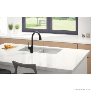 Delta Matte Black Pull-Down Kitchen Faucet with Sprayer 959LF-BL