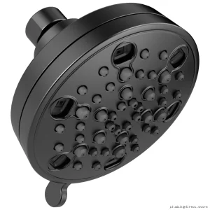 Delta Matte Black H2Okinetic Shower Head with 5 Spray Settings