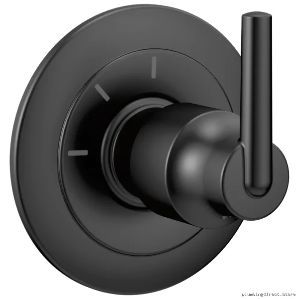 Delta Matte Black 3-Setting Shower Diverter Trim Kit T11859-BL - Image 2