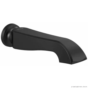 Delta Matte Black Tub Spout RP100197BL - Diverter-Free Design
