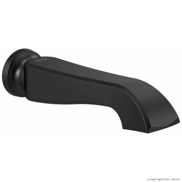 Delta Matte Black Tub Spout RP100197BL - Diverter-Free Design