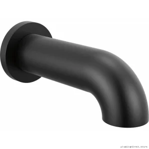 Delta Matte Black Tub Spout Non-Diverter Trinsic RP77350BL Faucet