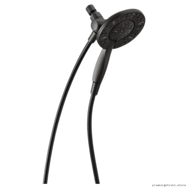 Delta Matte Black 4-Spray Two-in-One Showerhead with 4 Settings - Image 2
