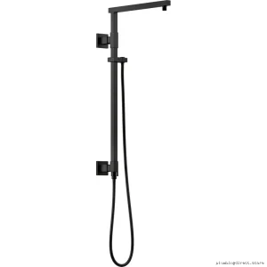 Delta Modern Angular Shower System in Matte Black Finish