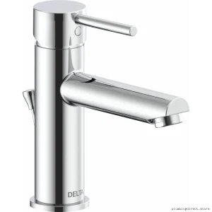 Delta Modern Cylindrical Single-Hole Chrome Bathroom Faucet - Project Pack 560LF-PP