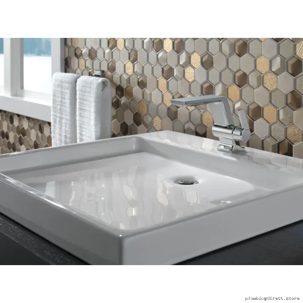 Delta Pivotal Modern Chrome Single-Hole Bath Faucet – Sleek Design #MPU-DST - Image 4