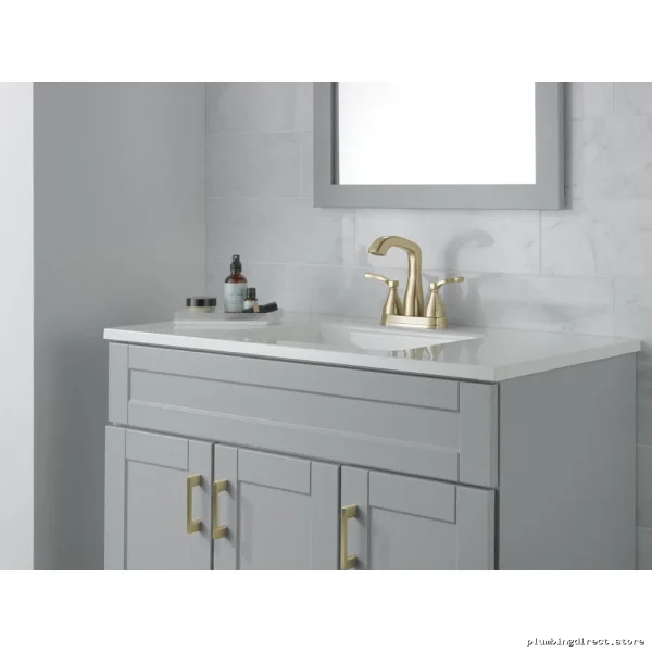 Modern Single-Hole Centerset Faucet - Champagne Bronze 25776-CZMPU-DST Stryke by Delta - Image 2