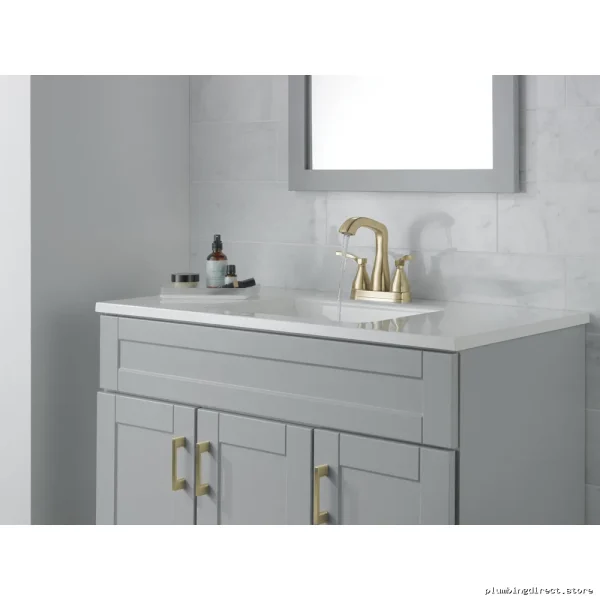 Modern Single-Hole Centerset Faucet - Champagne Bronze 25776-CZMPU-DST Stryke by Delta