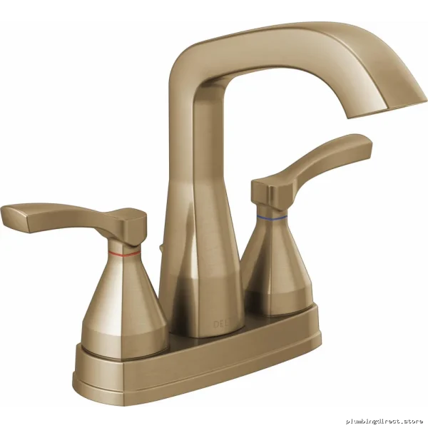 Modern Single-Hole Centerset Faucet - Champagne Bronze 25776-CZMPU-DST Stryke by Delta - Image 3