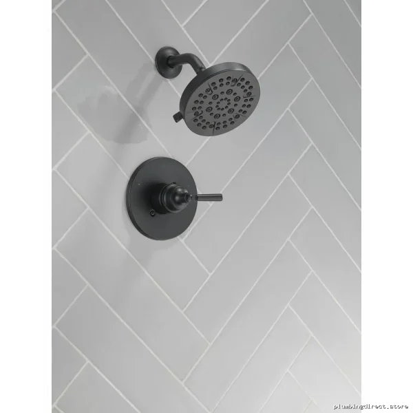 Delta Monitor 14 T14235 Matte Black Shower Trim - Contemporary Bathroom Hardware - Image 2