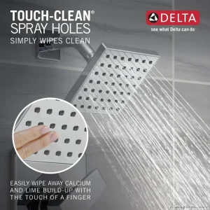 Delta Monitor 14 Series Contemporary Angular Shower Trim Set - Chrome T14267-PP