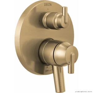 Delta Monitor 17 Series Shower Valve Trim with 3-Setting Diverter - Champagne Bronze T27859-CZ