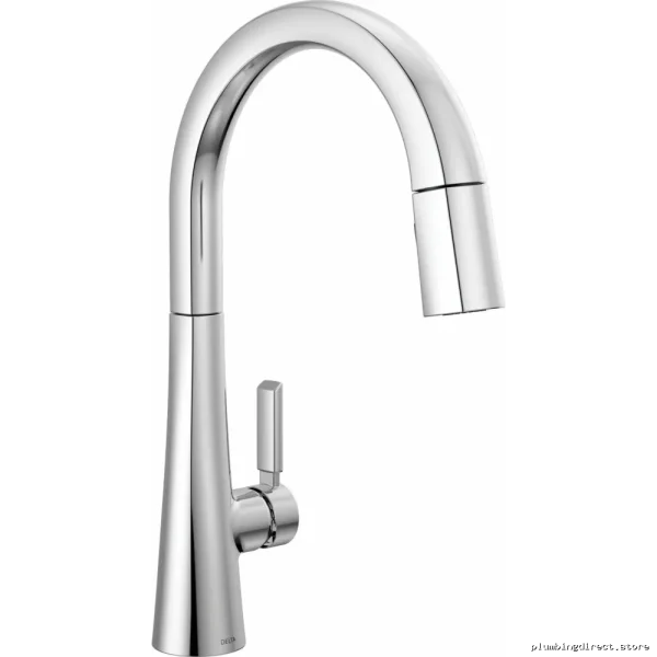 Pull Down Spray Chromed Kitchen Faucet by Delta Monrov - Image 2