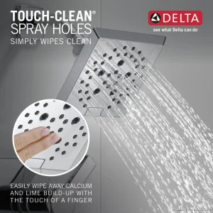 Delta Pivotal 14 Series H2Okinetic Shower Trim in Lumicoat Chrome