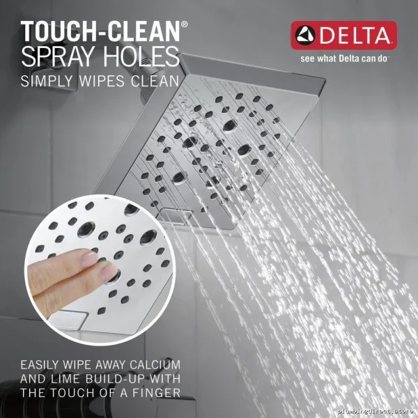 Delta Pivotal Monitor 17 H2Okinetic Tub & Shower Trim with Lumicoat Chrome Finish - T17499-PR - Image 4