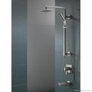 Delta Pivotal Tub Spout with Pull-Up Diverter & Lumicoat Stainless Finish - RP90158SSPR